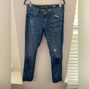 Arizona Jean Company Dark Blue Straight Leg Jeans